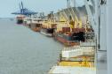 Operação é da Klabin. São 46 mil toneladas que seguem para o porto de Qingdao na China. É a primeira vez que uma carga total de celulose é realizada pela empresa no cais público do Paraná.