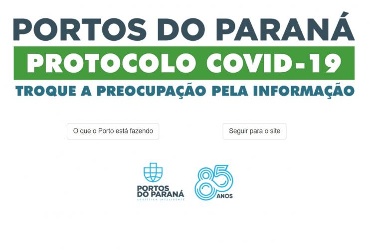 Trabalhadores portuários, caminhoneiros e moradores do Litoral, podem acompanhar os esforços da administração dos portos de Paranaguá e Antonina contra a COVID-19. O site www.portosdoparana.pr.gov.br reúne documentos, notícias e histórico das ações adotadas desde janeiro deste ano pela empresa pública.