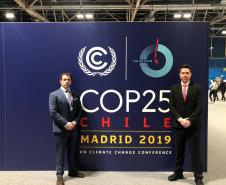 Empresa pública paranaense é a única autoridade portuária do mundo que participa de evento integrante da Conferência das Partes sobre Mudança Climática da Organização das Nações Unidas (COP-25), em Madri, na Espanha. 