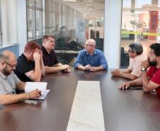 Representantes do Leão da Estradinha apresentam projeto do futebol 2020 para a diretoria da empresa pública