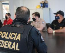 Exercício deixou Polícia Federal satisfeita com o cenário encontrado no porto de Paranaguá, no Paraná.