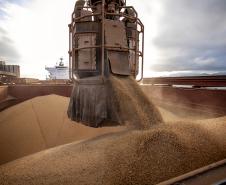 Projeção é de aumento de 53% em relação ao mesmo período de 2021. O crescimento está sendo puxado pelo milho, que deve exportar 2,6 milhões de toneladas no trimestre, mais de 2 mil vezes o volume do ano anterior