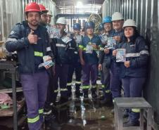 Portos do Paraná conscientiza sobre teste com etilômetro e segregação de resíduos