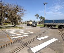 Vias próximas ao Porto de Paranaguá ganham nova sinalização