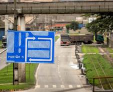 Vias próximas ao Porto de Paranaguá ganham nova sinalização