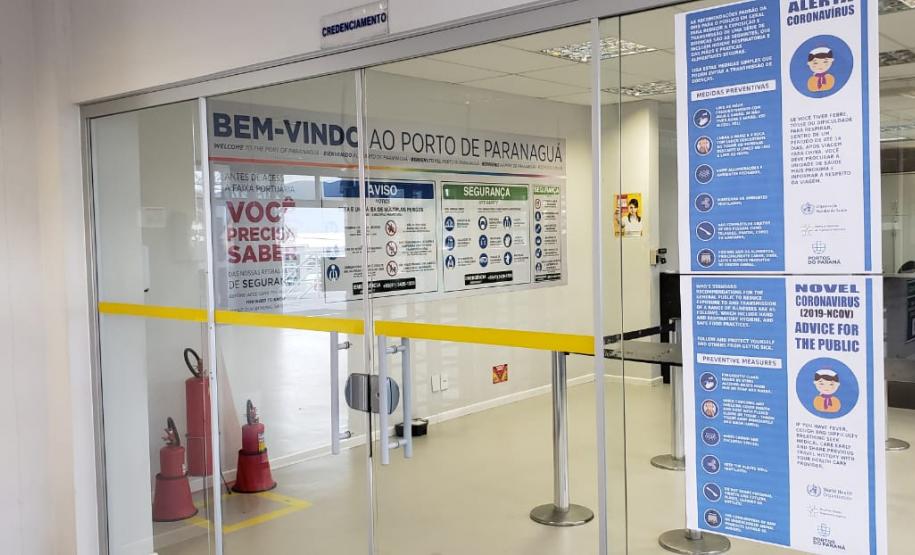 Os portos de Paranaguá e Antonina adotam uma série de medidas preventivas para o controle novo Coronavírus (vírus 2019-nCoV).