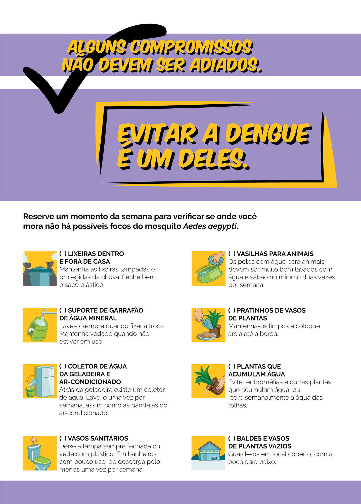 Cuidados conta a dengue