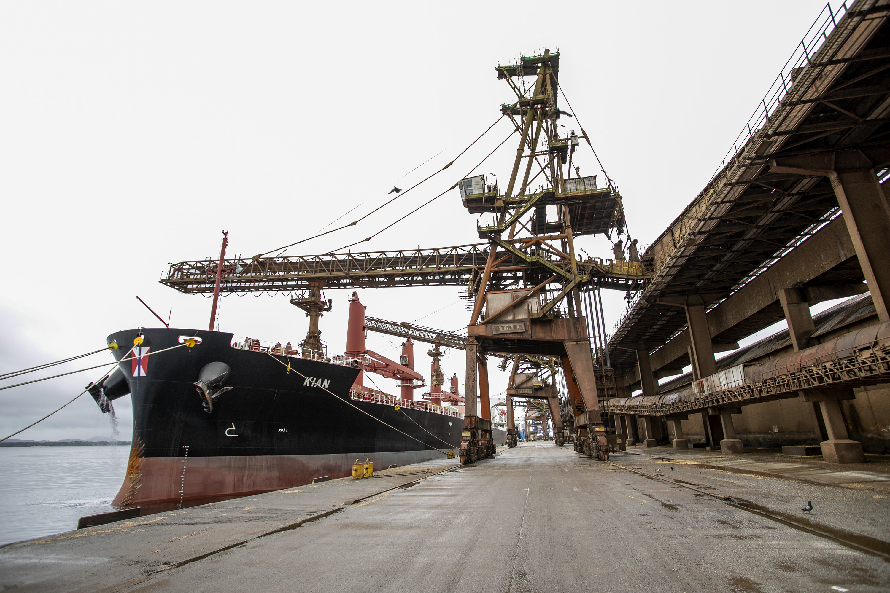 No Corredor de Exportação Leste do Porto de Paranaguá (Corex), duas operações em andamento chamam a atenção por fugirem da rotina do complexo portuário, pelo tipo de produto e modalidade de transporte adotado. A primeira pelo embarque de trigo para navegação interior (cabotagem). Outra, pelo sentido da carga e pela produtividade: 11 mil toneladas de milho de importação foram descarregadas em 24 horas.