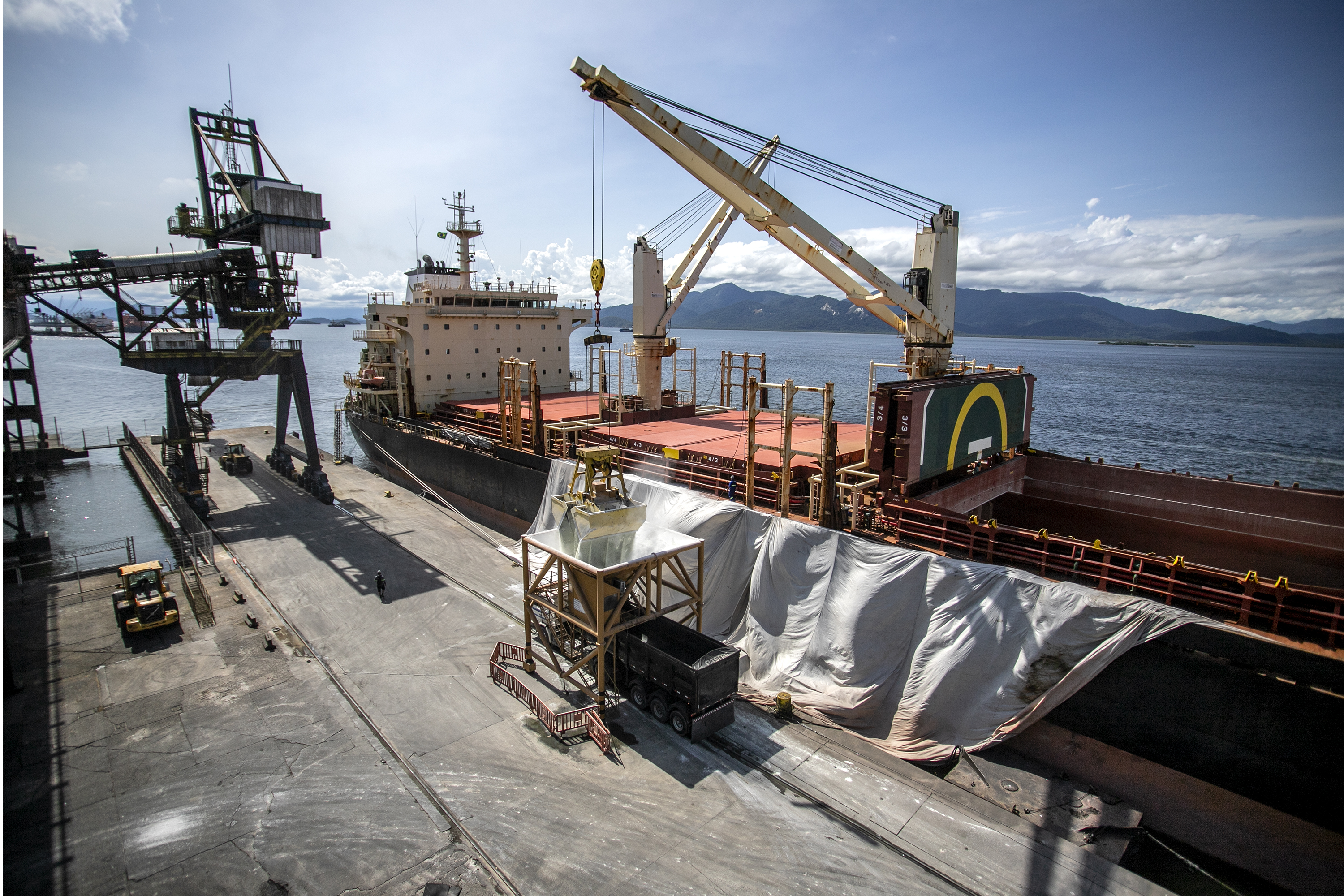 Com 4,1 milhões de toneladas, volume movimentado no primeiro mês foi 15% maior que no mesmo período de 2020. Recorde anterior para o mês de janeiro foi em 2016.