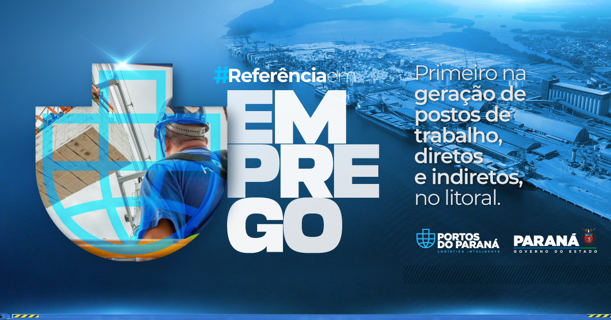 Portos do Paraná reforça liderança nacional em vários aspectos em nova campanha institucional