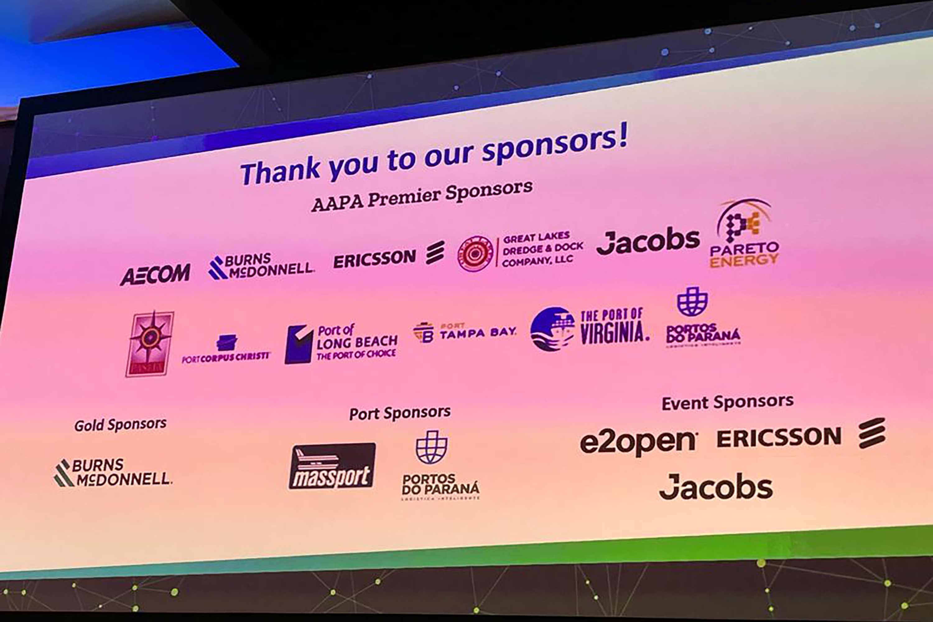 Portos do Paraná apresenta projetos de inovação em evento do setor nos Estados Unidos