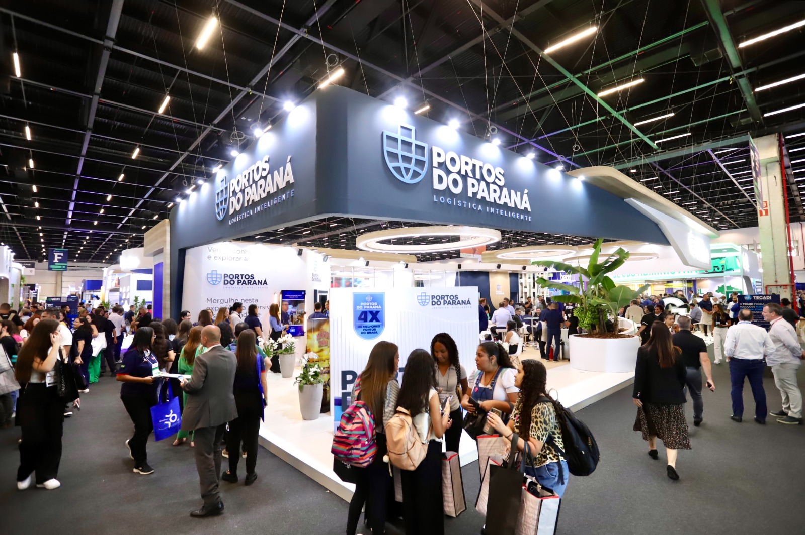 5.500 pessoas visitaram o stand da Portos do Paraná na Intermodal