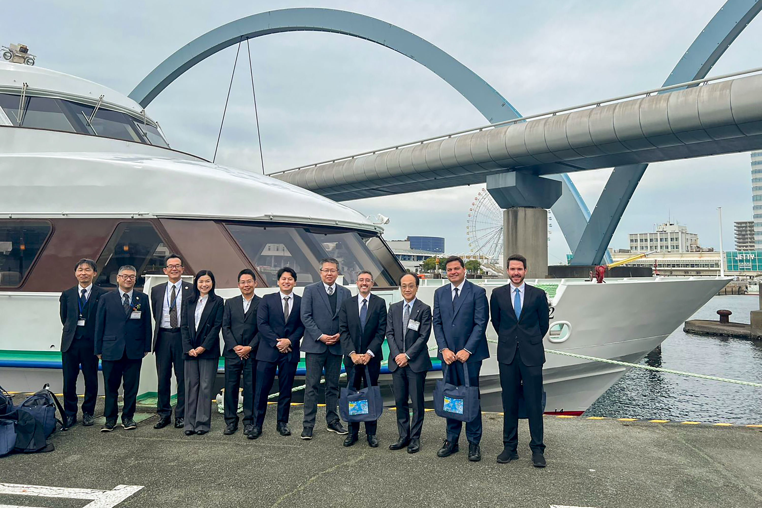 Portos do Paraná busca parceria com o Porto de Nagoya, líder em inovação e energia limpa no Japão