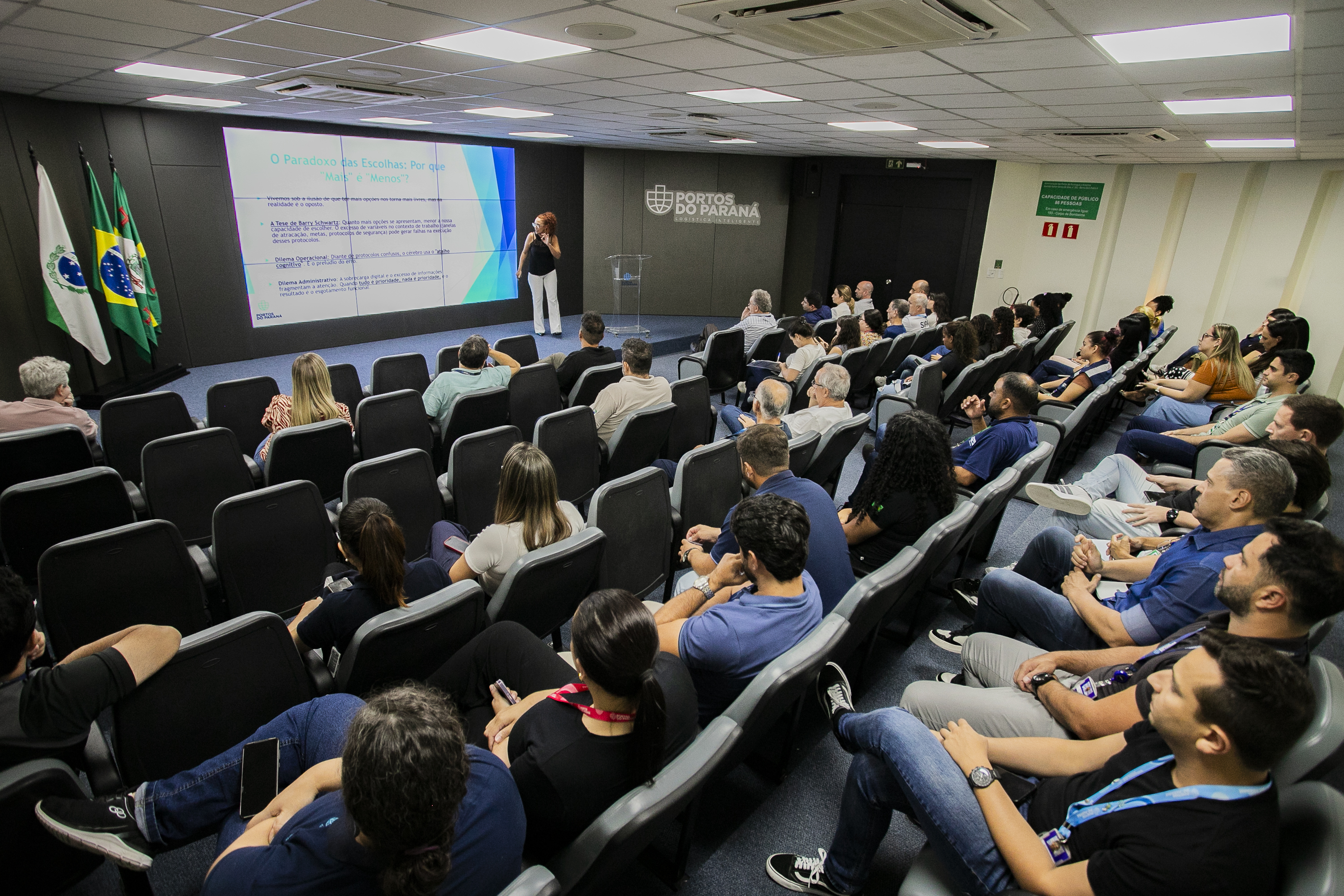 Portos do Paraná discute saúde mental e emocional no Janeiro Branco