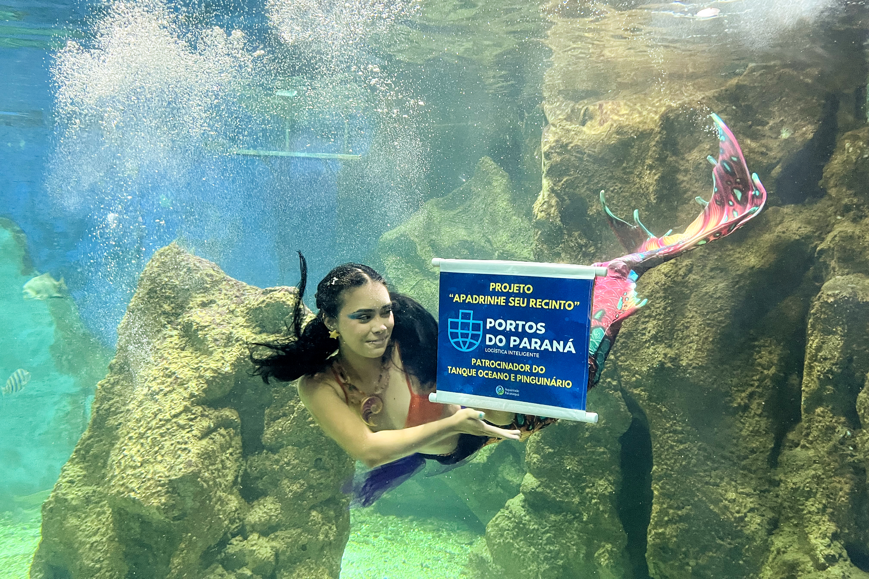 Reforma patrocinada pela Portos do Paraná melhora visitação no Aquário de Paranaguá