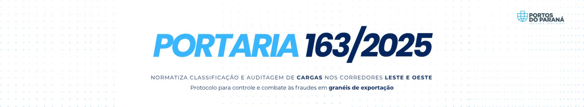 Portaria 163/2025
