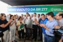 O governador Carlos Massa Ratinho Júnior inaugura nesta quinta-feira (10) , o viaduto da BR-277 e as obras de ampliação do Terminal de Contêineres de Paranaguá (TCP).