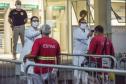 Número é de 15 dias de funcionamento das estruturas médicas, montadas pela Portos do Paraná. Portuários e caminhoneiros passam por aferição de temperatura, análise primária de sintomas e orientação médica. 