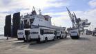 Pela primeira vez, um navio tipo RO-RO (Roll-on/roll-off) foi afretado exclusivamente para carregar um lote completo de ônibus no Porto de Paranaguá. Esta semana, o Ulusoy 5 levou 130 veículos de transporte de passageiros para Luanda, na Angola. Essa quantidade de ônibus embarcada, em uma única operação, também é novidade no porto paranaense.