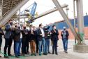 Obra foi inaugurada pelo governador Ratinho Junior. Investimentos da Portos do Paraná somam R$ 201,7 milhões. Também foi assinada a contratação das obras de derrocagem, para aumentar a profundidade do calado, e a autorização para investimentos que irão para ampliar a exportação de açúcar. 