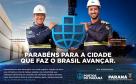 empresa pública preparou materiais que retratam o orgulho de fazer parte da história da cidade, do povo parnanguara e dos avanços que compartilha com todo o Brasil.