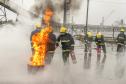 Turma com integrantes da Unidade Administrativa de Segurança Portuária participou de 40 horas de curso de combate a incêndios e primeiros socorros para atuação no Porto de Paranaguá.
