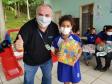 Ação de Dia das Crianças que beneficiou 180 alunos da rede municipal acontece em parceria com a Superintendência Geral de Ação Solidária, do Governo do Estado, dentro da campanha Paraná Piá.