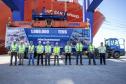 Terminal de contêineres do Porto de Paranaguá alcança marca de 1 milhão de unidades movimentadas