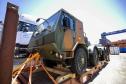 O Exército Brasileiro recebeu, na última terça-feira (30), seis novos caminhões da marca Tatra 8x8 com portadas IRB importados. Os veículos militares foram desembarcados na TCP - Terminal de Contêineres de Paranaguá, no Porto de Paranaguá. Fabricadas na República Tcheca, as viaturas foram embarcadas em porto alemão. Chegaram em Paranaguá em contêineres Flat Rack no navio Cap San Lorenzo.   