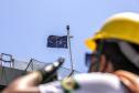 O Porto de Paranaguá (PR) é uma das paradas de duas embarcações da esquadra da Marinha Brasileira. A Fragata Independência (F-44) e Navio-Aeródromo Multipropósito “Atlântico” (A-140) chegaram nesta quinta-feira (20) e permanecem atracados no cais paranaense até a manhã da próxima segunda-feira (24). 