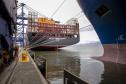 TCP RECEBE MAIOR NAVIO EM CAPACIDADE DA HISTÓRIA DO TERMINAL Rio de Janeiro Express também é o maior em número de tomadas: embarcação possui 2.200 plugues para contêineres refrigerados