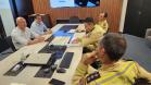 A empresa pública Portos do Paraná recebeu em sua sede administrativa, nesta terça-feira (14), a visita do novo comando do 8º Grupamento de Bombeiros, major Fabrício Frazatto dos Santos, responsável pelos sete municípios do Litoral. Ele colocou a instituição à disposição da administração portuária.