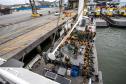 Porto de Paranaguá recebe navio da Marinha para exercício de oficiais do Exército