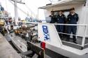 Porto de Paranaguá recebe navio da Marinha para exercício de oficiais do Exército