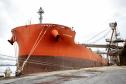 Navio de velas metálicas, Pyxis Ocean começa embarque de 63 mil toneladas em Paranaguá