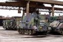Porto de Paranaguá recebe mais 30 unidades de blindados para o Exército Brasileiro