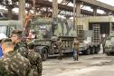 Porto de Paranaguá recebe mais 30 unidades de blindados para o Exército Brasileiro