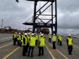 Porto de Paranaguá mostra sua estrutura a grupo de maçons