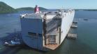 Portos do Paraná realiza operação inédita para atracação de navio de cargas rolantes