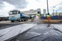 Pátio de Triagem ganha pavimentação de concreto em áreas mais sensíveis