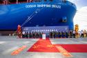 Com atracação de porta-contêiner chinês, Paranaguá estreia nova rota marítima