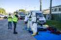 Simulado de atendimento a emergência química é realizado no Porto de Paranaguá