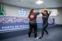 Aulão traz noção de defesa pessoal para mulheres da Portos do Paraná