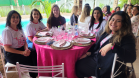 Mulheres prestigiam Feijoada Rosa da Portos do Paraná