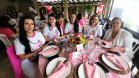 Mulheres prestigiam Feijoada Rosa da Portos do Paraná