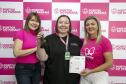 Portuários do Paraná doam cabelos para campanha Outubro Rosa