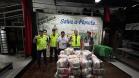 Cestas básicas arrecadadas na Corrida do Porto são distribuídas em Paranaguá