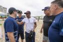 Mirella, Gustavo e Russo vencem 1° Torneio de Beach Tennis da Portos do Paraná