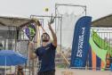 Mirella, Gustavo e Russo vencem 1° Torneio de Beach Tennis da Portos do Paraná