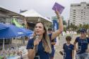 Mirella, Gustavo e Russo vencem 1° Torneio de Beach Tennis da Portos do Paraná